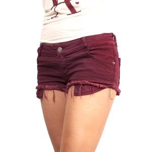 Brandy Melville maroon shorts